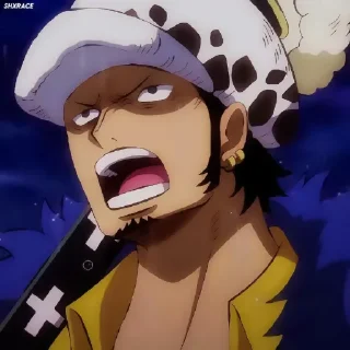 💉 emoji Trafalgar D Water Law @Anime_Basket Telegram sticker 14 of 42