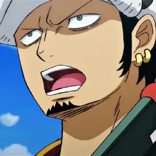 💉 emoji Trafalgar D Water Law @Anime_Basket Telegram sticker 21 of 42