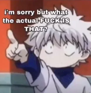 🔹 emoji KILLUA ZOLDYCK🔹@blood_demonArtzpack🔸 Telegram sticker 19 of 40