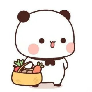 🍭 emoji Cute Panda :: @stikerpentol Telegram sticker 11 of 22