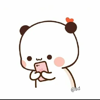 🍭 emoji Cute Panda :: @stikerpentol Telegram sticker 22 of 22