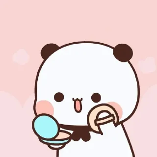 🍭 emoji Cute Panda :: @stikerpentol Telegram sticker 21 of 22