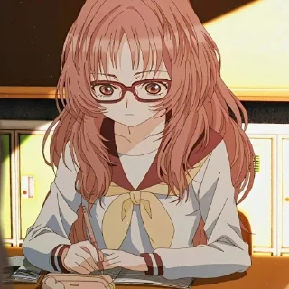 ❄️ emoji Suki na Ko ga Megane wo Wasureta @alone780 Telegram sticker 9 of 100