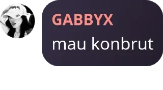 Sticker from gabby semok pack by @QuotLyBot