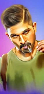 Sticker from Allu Arjun  - @CND_STICKER_PACK