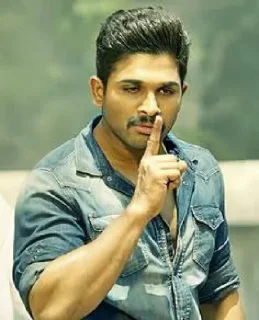Sticker from Allu Arjun