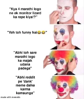 🤡 emoji 🤡Marathi Majdoor [ @Alpha_Legacy ] Telegram sticker 11 of 21