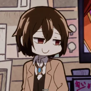 💿 emoji ˖𖢷 ͎ ˒˒  𝐃𝐚𝐳𝐚𝐢 𝐎𝐬𝐚𝐦𝐮  𖧵 ՙִՙ @anime_tikel01 Telegram sticker 24 of 35