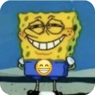 👄 emoji Spongebob by udin Telegram sticker 20 of 22