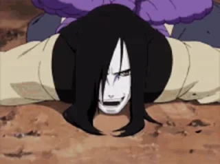 🙂 emoji Orochimaru's video pack (@YaeMiko_Roxbot) Telegram sticker 18 of 50