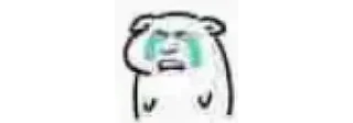 😭 emoji 种花兔专用 Telegram sticker 2 of 120