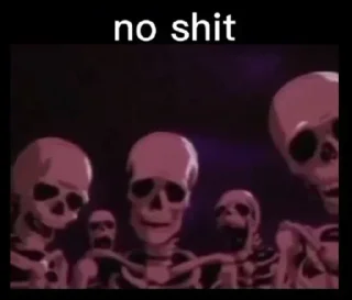 Sticker from Skeleton sticker