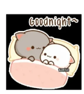 😴 emoji Chibi cat 3 😻 🍃 @stickersbag Telegram sticker 7 of 53