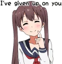 ☺️ emoji Sarcastic girl with pigtails Telegram sticker 20 of 80