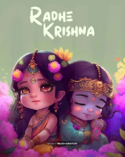 ❤️ emoji Radha Krishna❤️ @Itsunusual_16 Telegram sticker 9 of 48