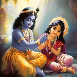 ❤️ emoji Radha Krishna❤️ @Itsunusual_16 Telegram sticker 4 of 48