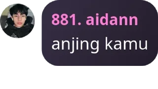 Sticker from aidan punya