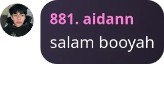 Sticker from aidan punya