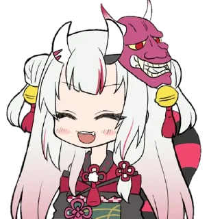 Sticker from Nakiri Ayame ➜ @animee_stickers