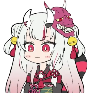 Sticker from Nakiri Ayame ➜ @animee_stickers