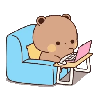 👨‍💻 emoji Bubu and Dudu @BubuDuduBears Telegram sticker 16 of 20