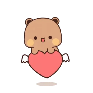 😊 emoji Bubu and Dudu @BubuDuduBears Telegram sticker 16 of 24