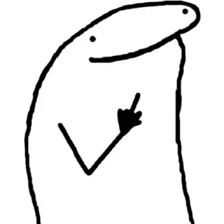 🖕 emoji dark Telegram sticker 16 of 31