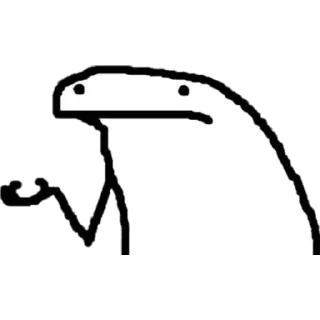 😐 emoji dark Telegram sticker 14 of 31