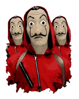 🔥 emoji @RowdySticker @ChitChatHub Money Heist Pack Telegram sticker 11 of 89