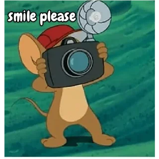 Sticker from tom and jerry