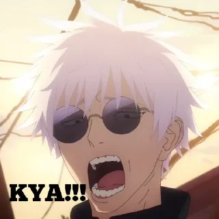😵 emoji Gojo satoru Telegram sticker 8 of 93