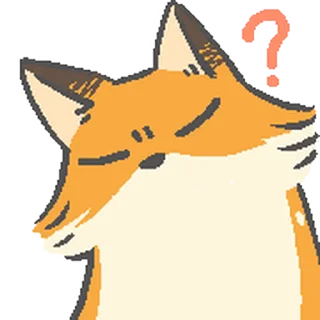 ⭐ emoji 小狐狸亂亂會動了 @moe_sticker_bot Telegram sticker 18 of 40