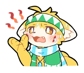 🥵 emoji Pail The Fox 小狐狸培爾 Telegram sticker 18 of 73