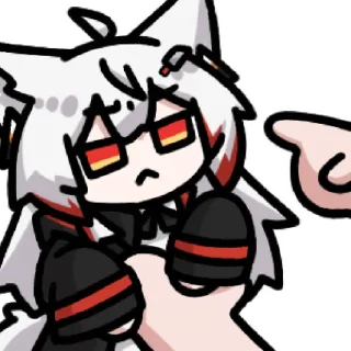 😐 emoji 玉狐狸 @zhaxia_cn Telegram sticker 17 of 120