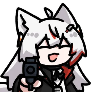 🔫 emoji 玉狐狸 @zhaxia_cn Telegram sticker 24 of 120