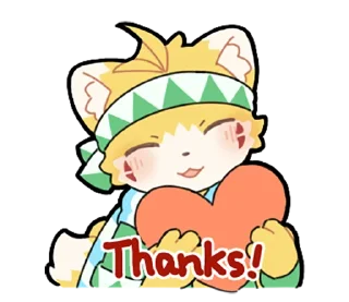 🙏 emoji Pail The Fox 小狐狸培爾 Telegram sticker 8 of 73