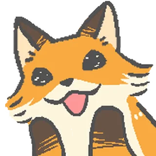 ⭐ emoji 小狐狸亂亂會動了 @moe_sticker_bot Telegram sticker 5 of 40