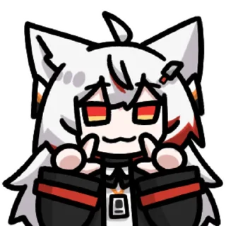 Sticker from 玉狐狸系列二 @zhaxia_cn
