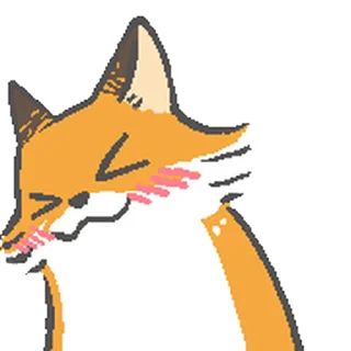 ⭐ emoji 小狐狸亂亂會動了 @moe_sticker_bot Telegram sticker 12 of 40