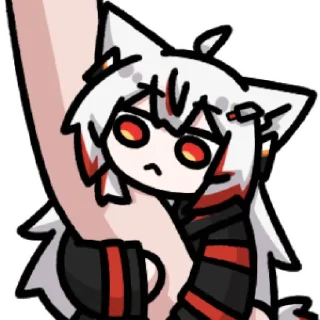 😣 emoji 玉狐狸 @zhaxia_cn Telegram sticker 20 of 120