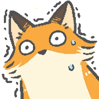 ⭐ emoji 小狐狸亂亂會動了 @moe_sticker_bot Telegram sticker 16 of 40