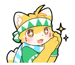 🤩 emoji Pail The Fox 小狐狸培爾 Telegram sticker 24 of 73
