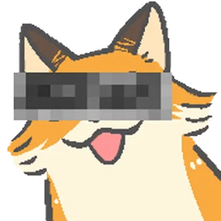 ⭐ emoji 小狐狸亂亂會動了 @moe_sticker_bot Telegram sticker 20 of 40