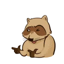 😜 emoji newraccoon Telegram sticker 15 of 18