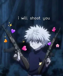 🔹 emoji KILLUA ZOLDYCK🔹@blood_demonArtzpack🔸 Telegram sticker 21 of 40