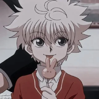 🔹 emoji KILLUA ZOLDYCK🔹@blood_demonArtzpack🔸 Telegram sticker 13 of 40