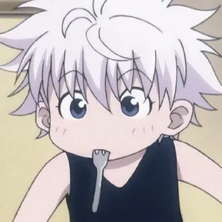 🔹 emoji KILLUA ZOLDYCK🔹@blood_demonArtzpack🔸 Telegram sticker 9 of 40