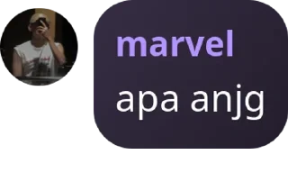 Sticker from marvel