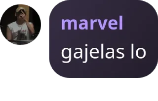 Sticker from marvel