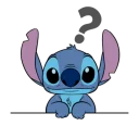 ❓ emoji @tikelmu Stitch Returns Telegram sticker 5 of 41